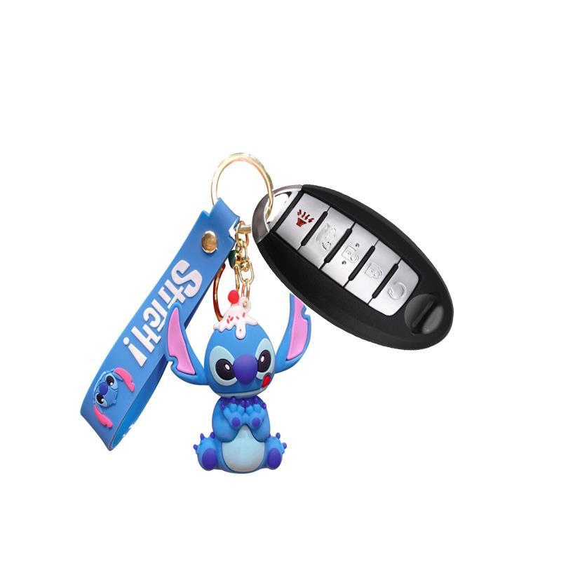 DISNEY Stitch Cute Car Keychain Accessory, Fashionable Couple's Keychain, Bag Charm Accessory